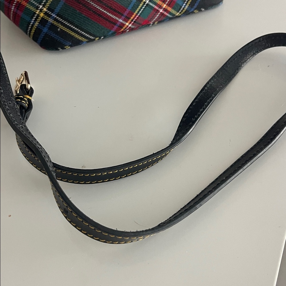 Dooney & Bourke Tartan Shoulder Bag - Red, Blue, Green bucket bag - Picture 6 of 6